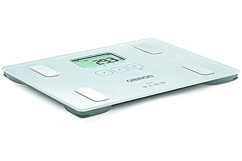 Image of OMRON - Body Composition Monitor BF-212 Impedentiometric Scale, Body Mass Index (BMI) and% Body Fat Measurement, 2-150 kg Load Capacity, Newborn Mode, Memory 4 Users