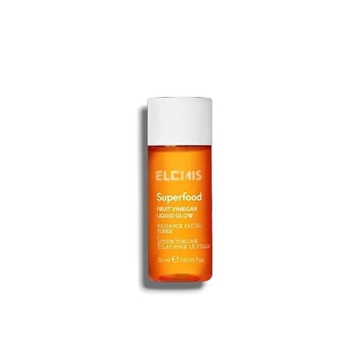 Image of Elēmís Superfood Travel Size Toner – Fruit Vinegar Liquid Glow, Skin Refresher Toner with Prebiotics & Fruit Vinegars to Brighten and Refresh Face | 50mL