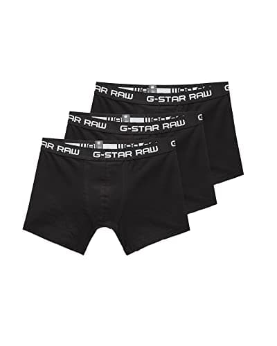 Image of G-STAR Men's Boxer Briefs 3 Pack, Black (black/black/black D23771-D516-4248), M