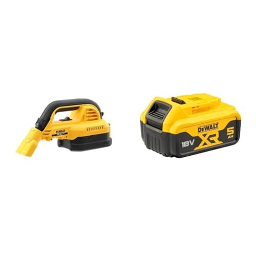 Image of DEWALT DCV517N-XJ XR Handheld Vacuum, 18 V, Black/Yellow Battery