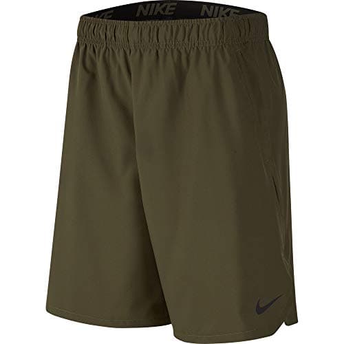 Image of Nike Men M Nk Flx Short Woven 2.0 Sport Shorts - Cargo Khaki/(Black), X-Large-T