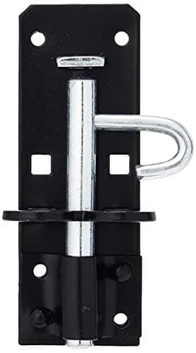 Image of Merriway BH01736 Type 2A Heavy Duty Brenton Bolt Padbolt, 100mm (4 inch) - Black