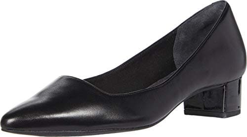 Image of Rockport Women's Total Motion Gracie Pump, Black Leather, 7 UK