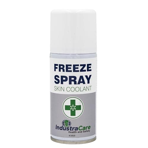 Image of IndustraCare 150ml Freeze Spray Skin Coolant - Fast Acting Pain Relief, Instant Cooling and Soothing - Compact Size