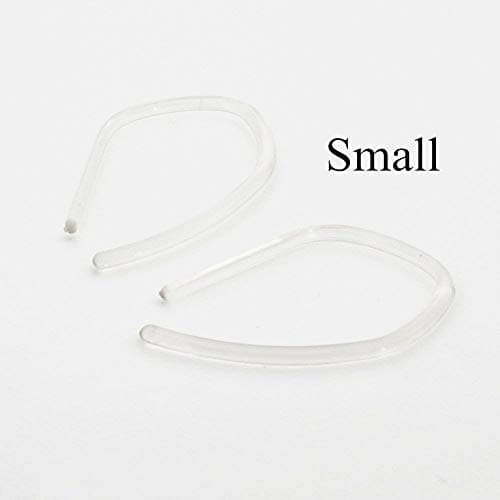 Image of YunYiYi 1 Pair of Ear Hook Earhook Earphones Accessories Repair Parts Compatible with Jabra Style Bluetooth Headset Wireless Headphones (Small)