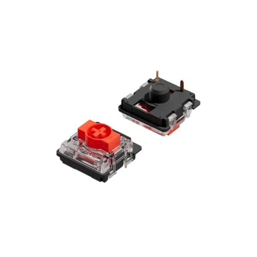 Image of Gateron ks-27 Low Profile Key Switches for Mechanical Gaming Keyboards | Plate Mounted (Gateron Red, 90 Pcs)