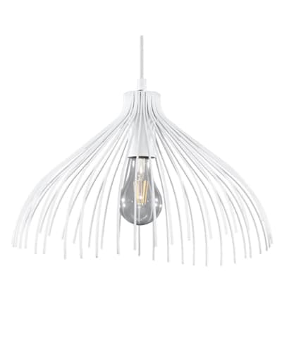 Image of Sollux UMB Pendant Light White L 40 W 40 H 100 Socket E27 Dimmable