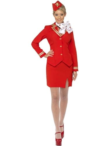 Image of Smiffys Trolley Dolly Costume Red Small