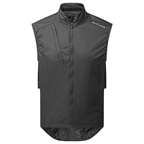 Image of Altura Mens Airstream Lightweight Water Repellent Packable Cycling Gilet - Carbon - Small