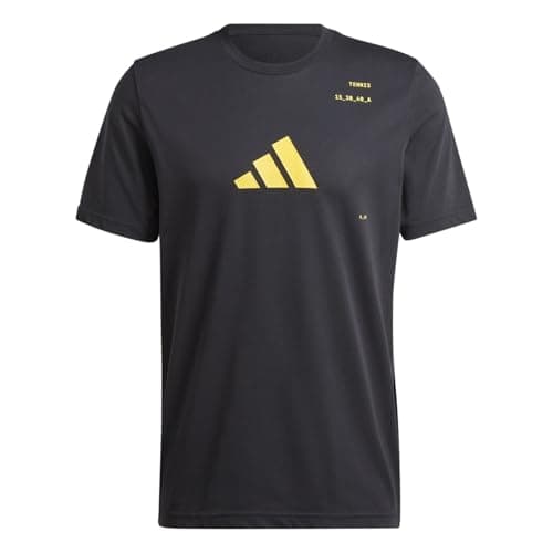Image of adidas Men's AEROREADY Tennis Category Graphic Tee, Black, S