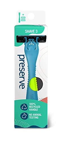 Image of Preserve Triple Razor System with Replacement Blades (Colors Vary)