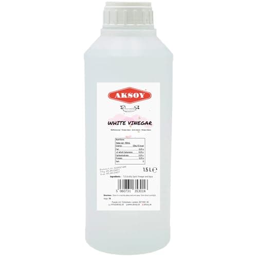 Image of Aksoy Distilled White Spirit Vinegar 1.5L | Perfect for Cleaning, Pickling, Marinating, Cooking & Natural Weed Killer | Food-Grade & Multi-Purpose Vinegar