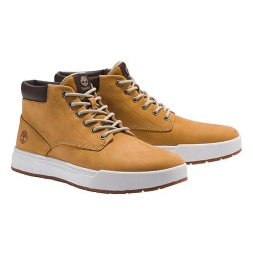 Image of Timberland Maple Grove Leather Chukka Men's Lace-Up Boots, Wheat, 8.5 UK