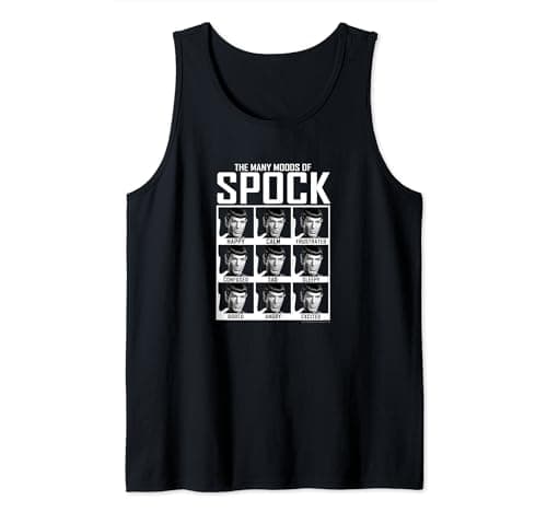 Image of Star Trek The Many Moods Of Spock Tank Top