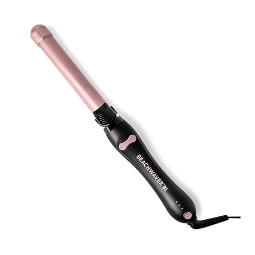 Image of Beachwaver Co. B1 Rotating Curling Iron - Midnight Rose | Automatic 1-Inch Ceramic Curling Iron - Most Common Barrel Size for All Hair Lengths! | Auto-Shut Off, Travel-Friendly, Dual Voltage