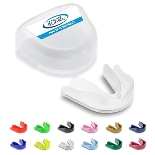Image of GAME GUARD Sports Mouthguard – Easy Fit Boil & Bite Gum Shield for Kids/Junior (Age 8+) – Mouth Guard for Rugby, Hockey, GAA – Ideal for Schools and Clubs (Clear)