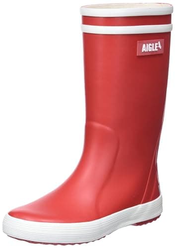 Image of Aigle LOLLY POP 2 Waterproof Children's Boots | Made of soft, natural rubber with a durable lining | Reflective strip on the heel | Non-slip sole