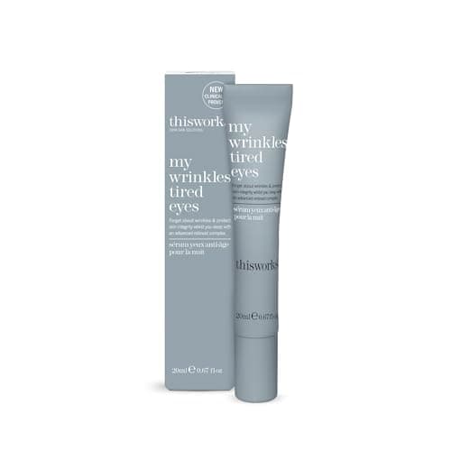 Image of This Works - My Wrinkles Tired Eyes Serum 20ml, Nighttime Eye Cream with Advanced Retinoid Complex & Bakuchiol, to Brighten, Smooth & Hydrate