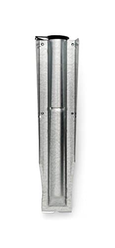 Image of Brabantia 311420 Metal Soil Spear Ground Spike for Essential Rotary Washing Line (35 mm) Solid Anchoring No Concrete, Plastic Lid Cap (Metal/Black)