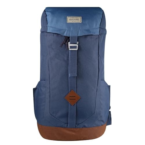 Image of Regatta Stamford 25L' Recycled Polyester Padded Straps Inner Padded Laptop Pocket Travel Backpack Rucksacks - Dark Denim/Stellar, Single