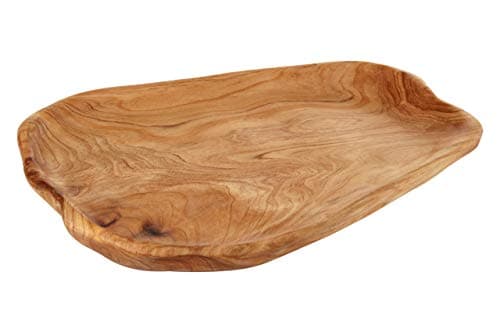 Image of Premier Housewares Kora Serving Dish, Natural Cedar (32 x 22 cm)