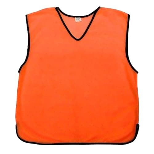 Image of Sterling Sports 6 X Training Bibs Sports Mesh Football Bibs Adult (Pack of 6) - Quick Dry Sport Bibs For Rugby, Basketball, Cricket & Football (Orange, Senior Mens (XL to XXL))