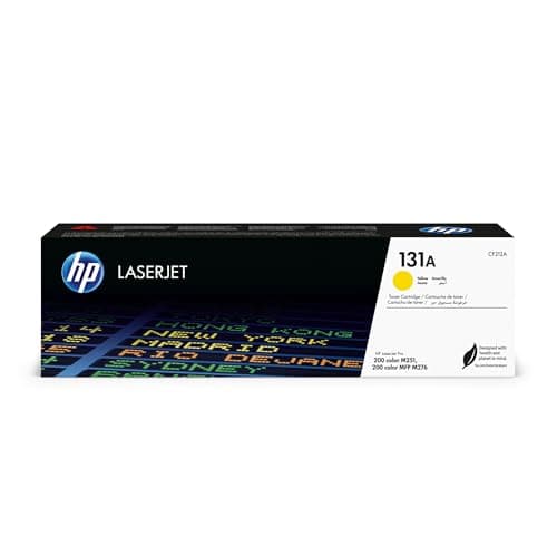 Image of HP CF212A 131A Original LaserJet Toner Cartridge, Yellow, Single Pack