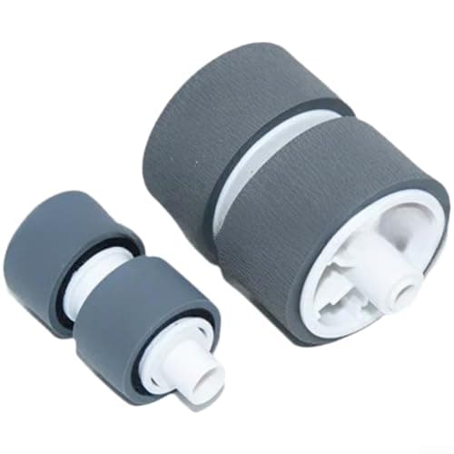 Image of Pickup Roller and Separation Roller Kit - For Canon DR-C125 DR-C225 DR-C255 DR-C225II DR-C225W Scanners, Paper Feed Replacement Parts with Wear-Resistant PVC(A)