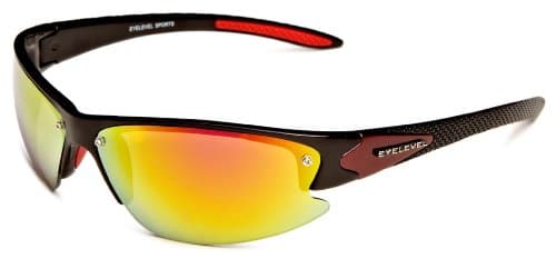 Image of Eyelevel Storm Sports Wrap Sunglasses for Men - Red Men’s Wraparound Sunglasses - With UV400 Protection & CAT3 Lens