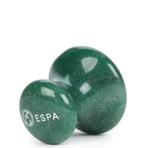 Image of ESPA Aventurine Eye Contour Massage Tool | Soothing Sensation | Semi-Precious Stoen | Inspired by Chinese Acupressure Points | Rejuvenate Eye Contour | Cooling Properties