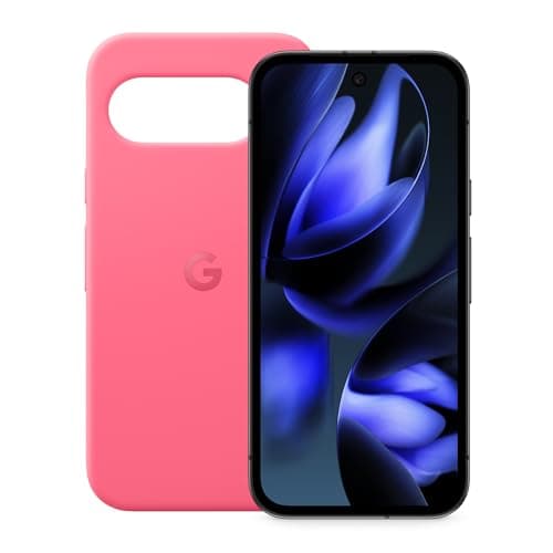 Image of Google Pixel 9a – Unlocked Android Smartphone with AI Camera, All-day Battery and Powerful Security – Obsidian, 128GB + Pixel 9a Case – Peony