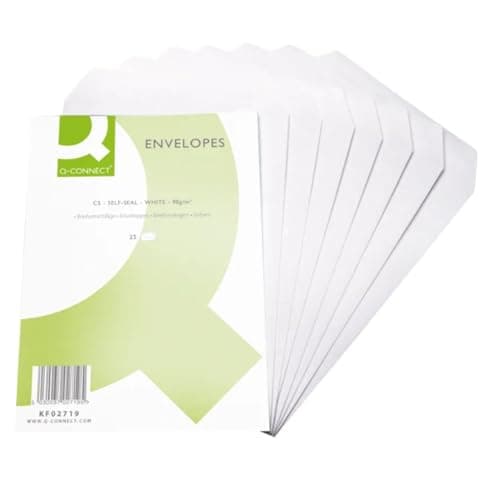 Image of Q-Connect C5 Envelopes Pocket Self Seal 90gsm White (Pack of 500)