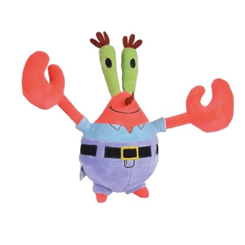 Image of Simba - Mr Crab Plush 20 cm, Spongebob, Soft and Pleasant Material, 100% Recycled Filling, 100% Official License, Suitable for All Ages (109491002KRA)