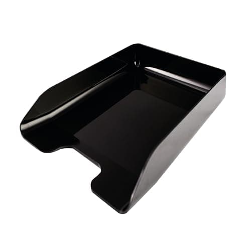 Image of Q-Connect Executive Letter Tray Black (Suitable for A4 and Foolscap documents)