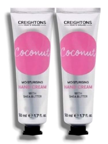 Image of 2x Crēightons | Coconut Moisturising Hand Cream with Shea Butter | 50mL Each