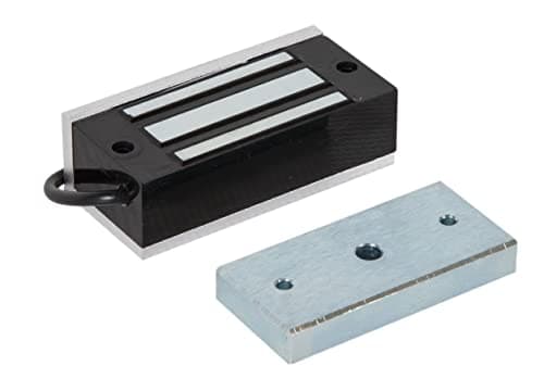 Image of RGL ML100 Slim line Micro/Cabinet Magnetic Lock (100lb Holding Force) Fail Safe, Ideal for cabinets and lockers, 12VDC @150mA