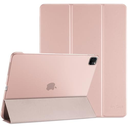 Image of ProCase Case for iPad Pro 12.9" 6th/5th/4th/3rd Gen/iPad Air 13" (M3/M2), Cover for iPad Pro 12.9 Inch 2022 2021 2020 2018/ iPad Air 13 Inch 2025 2024, Slim Stand Hard Back Shell -Pink
