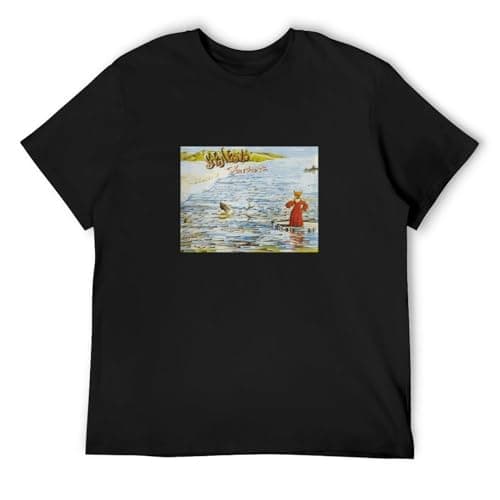 Image of Doctor Li Genesis Foxtrot Vinyl Cd Cover O-Neck 100% Cotton Short Sleeve Unisex T-Shirt L Black