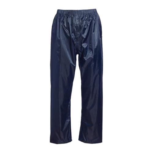 Image of Blackrock Navy Cotswold Waterproof Trousers, Mens Womens Unisex Overtrousers, Fully Taped Seams, Protective Work & Utility, Rain, Outdoors, Wet Weather, Adult, Ladies, Size Small (30-32" Waist)