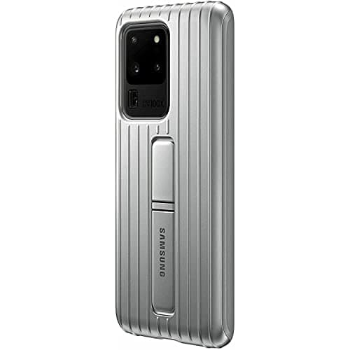 Image of Samsung Original Galaxy S20 Ultra 5G Protective Standing Cover/Mobile Phone Case - Silver