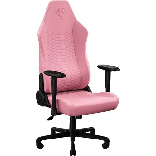 Image of Razer Iskur V2 X NewGen - Ergonomic Gaming Chair with Breathable Comfort - Gen-2 EPU Leather with CoolTouch Technology - Built-In Lumbar Support - Ultra-Wide Shoulder Arches and Seat Base | Quartz