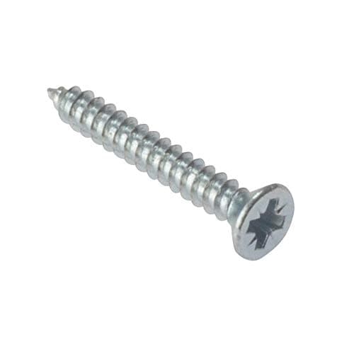Image of ForgeFix Self Tapping Screws Countersunk | 1" x 6 | Zinc Plated | Box 200