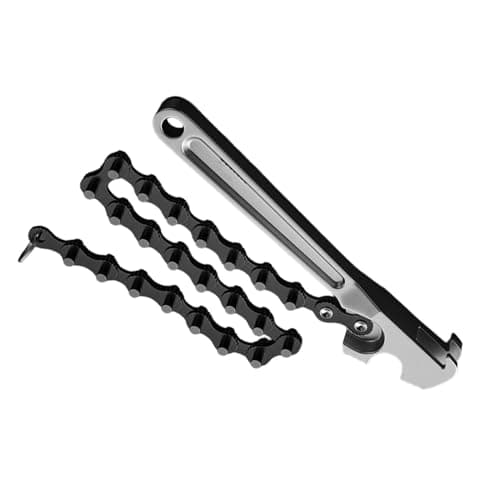 Image of Chain Wrench - 8.85in Oil Filter Tool | Heavy Duty Chain Oil Filter Wrench | Adjustable Åin Pliers, Adjustable Steel Long Handle Torque Remover for Trucks Engineering Equipment Mechanics Plumbers