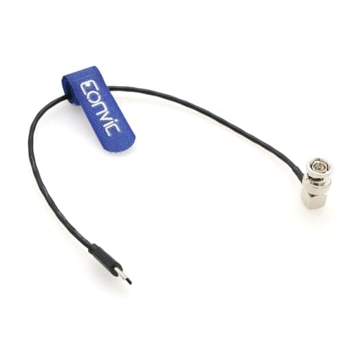 Image of Eonvic Timecode Cable BNC Male for Tentacle Sync Timecode Generator to Multi Micro USB for Sony FX3 FX30 FX3 FX30 Alpha 1 A1 A7S3 (50cm)