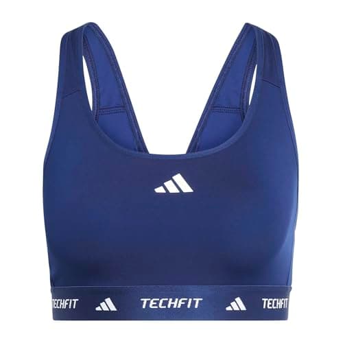 Image of adidas Women's Techfit Bra, Dark Blue, M