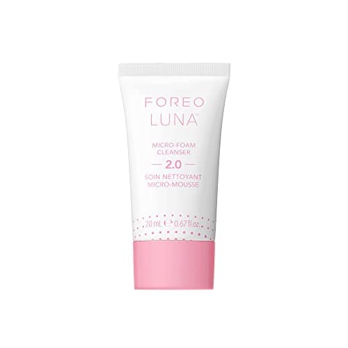 Image of FOREO LUNA Micro-Foam Facial Cleanser 2.0 - Vitamin E - Face Wash Women - Amino Acids - Foaming Cleanser - Hydrating Cleanser - Face Wash for Acne Prone Skin - Makeup Remover Cleanser - Vegan - 20 ml
