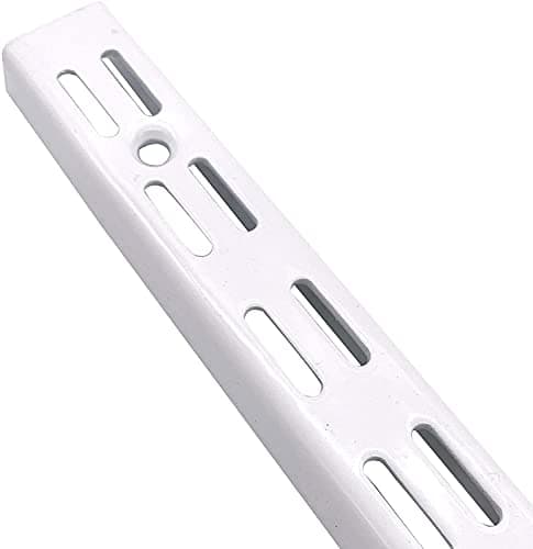 Image of CompleteShopfittings 1x Twin Slot Shelving White Upright(UPRIGHT 1980MM/198CM)