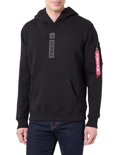 Image of Alpha Industries Alpha PP Hoodie for men Black