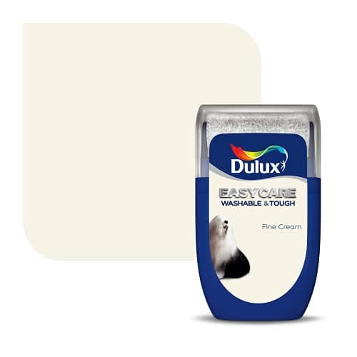 Image of Dulux Easycare Washable and Tough Tester Paint, Fine Cream, 30 ml