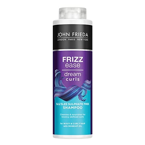 Image of John Frieda Frizz Ease Dream Curls Shampoo 500ml, Anti-Frizz Shampoo for Curly and Wavy Hair, SLS/SLES Sulphate Free